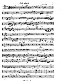 Partition viole de gambe 2, quintette pour flûte et cordes, Op.58