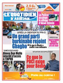 Le Quotidien d’Abidjan n°4049 - du mardi 02 novembre 2021