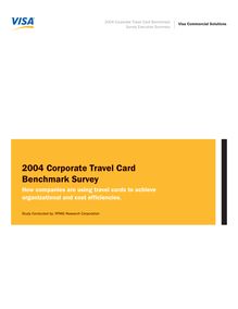 2004 Corporate Travel Card Benchmark Survey - Executive Summary