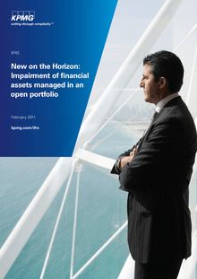 New on the Horizon : Impairment of financial assets managed in an open portfolio 