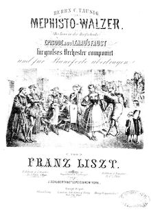 Partition complète (S.514), Mephisto Waltz No.1, Erster Mephisto-Walzer (Der Tanz in der Dorfschenke)