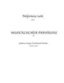 Partition Melpomene , Musicalischer Parnassus, Fischer, Johann Caspar Ferdinand