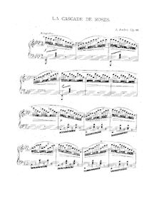 Partition complète, La Cascade de Roses, Op.80, Ascher, Joseph