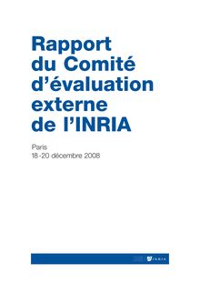 Rapport du Comité d évaluation externe de l INRIA