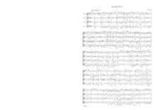 Partition complète, violon quatuor, Op.42, E minor, Dont, Jakob