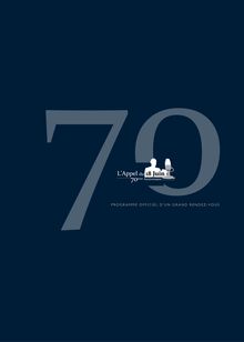 70PROGRAMME OFFICIEL D'UN GRAND RENDEZ-VOUS