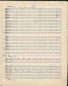 Partition , Allegro, Symphony No.6, Op 100, Melartin, Erkki