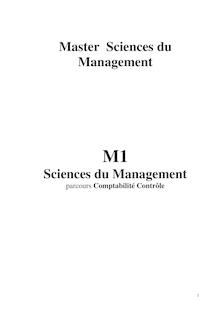 Brochure M1 avec plans de cours 2008
