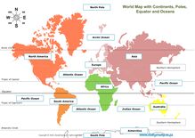Grade 4 Geography: Map Of The World