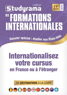 L officiel Studyrama des formations internationales 2015