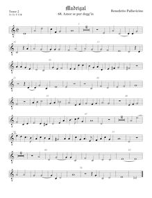 Partition ténor viole de gambe 2, octave aigu clef, Il quinto libro de madrigali a cinque voci. par Benedetto Pallavicino