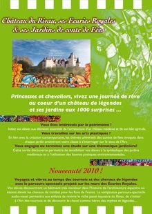 Nouveauté 2010 ! Château du Rivau, ses Ecuries Royales & ses ...