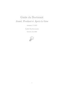 Guide du Doctorant