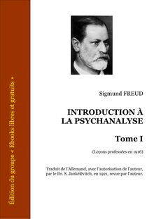 Freud introduction a la psychanalyse 1