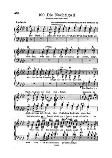 Partition complète, 6 chansons im Freien zu singen, Op.59, Mendelssohn, Felix par Felix Mendelssohn