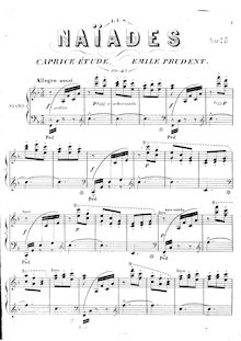 Partition complète, Les Naïades, Op.45, Prudent, Émile