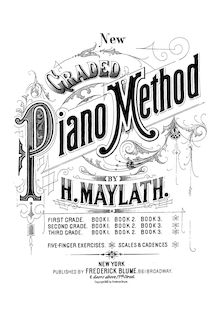 Partition First Grade Book 2, New Graded Piano Method, Maylath, Henry