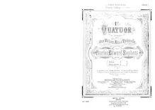 Partition parties complètes, corde quatuor No.1, G major, Stephens, Charles Edward