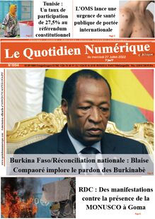 Le Quotidien Numérique d’Afrique n°1994 - du mercredi 27 juillet 2022