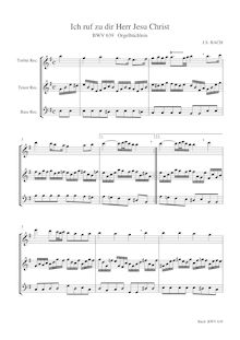 Partition complète (ATB, E minor), Das Orgel-Büchlein