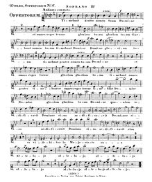 Partition Soprano 2, Timebunt Gentes, Offertorium, HV 87, c minor
