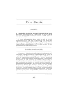 PDF - 99.9 ko - Exodes libanais