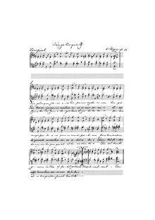 Partition Complete manuscript, Pange lingua, Pange lingua No.3, E♭ major
