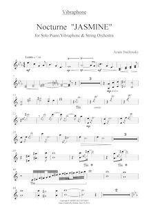 Partition Vibraphone, Jasmine, Nocturne, C major, Buchynsky, Arsen