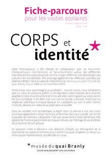 Fiches parcours: Corps et identité (collège lycée)
