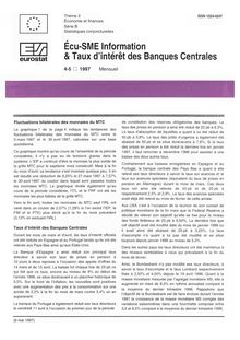 Ecu-SME Information & Taux d intérêt des Banques Centrales . 4-5 1997 Mensuel