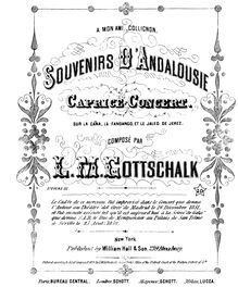 Partition complète (lower resolution), Souvenirs d Andalousie