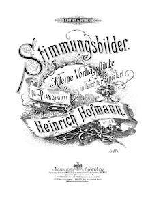 Partition complète, Kleine Vortragsstücke en leichter Spielart, Hofmann, Heinrich