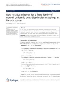 New iterative schemes for a finite family of nonself uniformly quasi-Lipschitzian mappings in Banach spaces