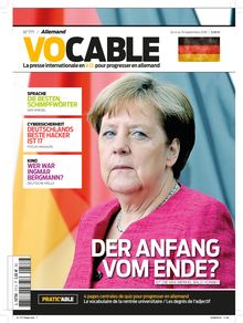 Magazine Vocable Allemand - Du 6 au 19 septembre 2018