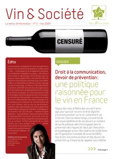 une politique raisonnée pour le vin en France