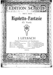 Partition complète, Fantaisie Brillante on Verdi s  Rigoletto , Rigoletto. Fantasie brillante.