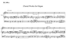 Partition complète No.1, 17 Chorals et Fugues pour orgue, EG 185