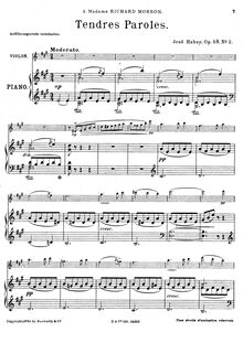 Partition violon et partition de piano, partition de violon, 3 Morceaux, Op.58