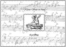 Partition French Tabulature Edition,  B-Mol pour Baroque luth, Kleine Suite B-Mol