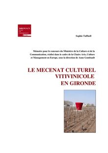 Le mécénat culturel vitivinicole en Gironde