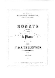 Partition complète, Piano Sonata, Op.13, 1). C minor 2). A♭ major 3). C major