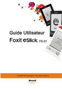 Foxit eSlick user manual