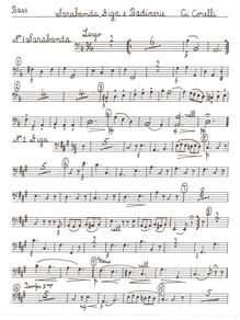 Partition basse, 12 violon sonates, Op.5, Corelli, Arcangelo