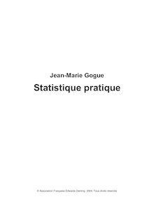 Statistique pratique