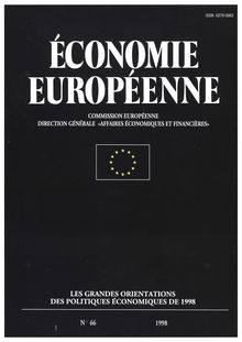 Les grandes orientations des politiques économiques de 1998
