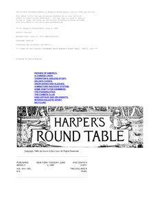 Harper s Round Table, June 4, 1895