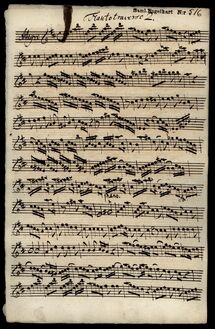 Partition flûte 2, Sinfonia, D major, Iversen, Johannes Erasmus par Johannes Erasmus Iversen
