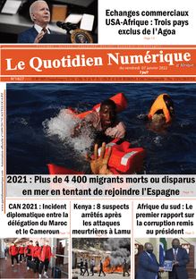 Le Quotidien Numérique d’Afrique n°1827 – vendredi 7 janvier