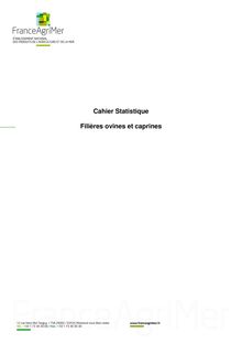 Cahier Statistique Filières ovines et caprines