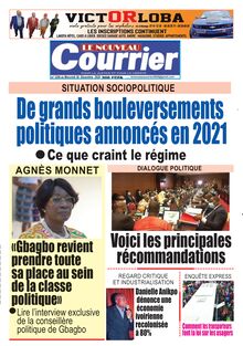 Le Nouveau Courrier n°2266 - du mercredi 30 décembre 2020